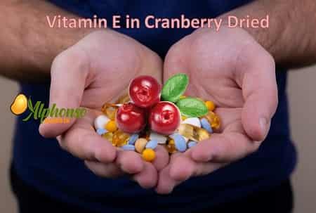 Vitamin E in Cranberry Dried - AlphonsoMango.in