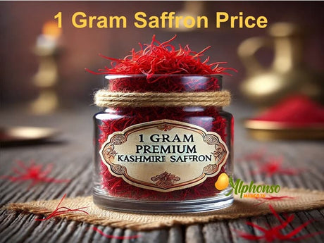 1 gram saffron price in India - AlphonsoMango.in