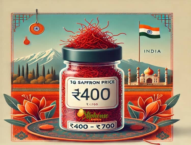 1G Saffron Price in India