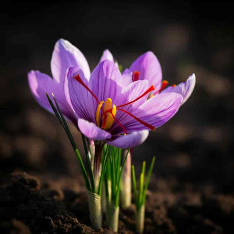 Saffron Flower Crocus Sativus