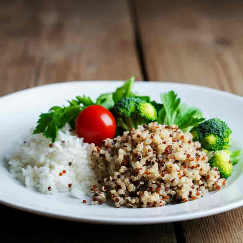 Quinoa with Rice and Vegetables