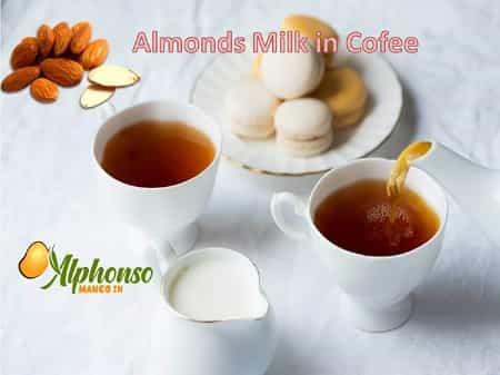 Almond Milk in Coffee - AlphonsoMango.in