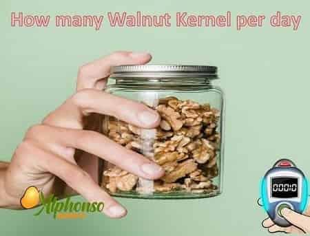 How many Walnut Kernel per day - AlphonsoMango.in
