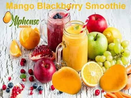 Mango Blackberry Smoothie - AlphonsoMango.in