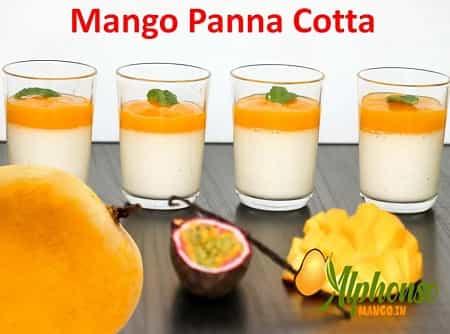 Mango Panna Cotta - AlphonsoMango.in