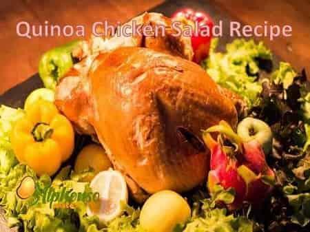 Quinoa chicken salad Recipe - AlphonsoMango.in