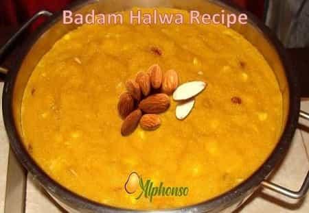 Tasty traditional Badam Halwa Recipe - AlphonsoMango.in