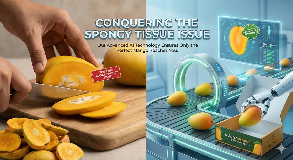 What is Spongy Tissue in Alphonso Mangoes? - AlphonsoMango.in