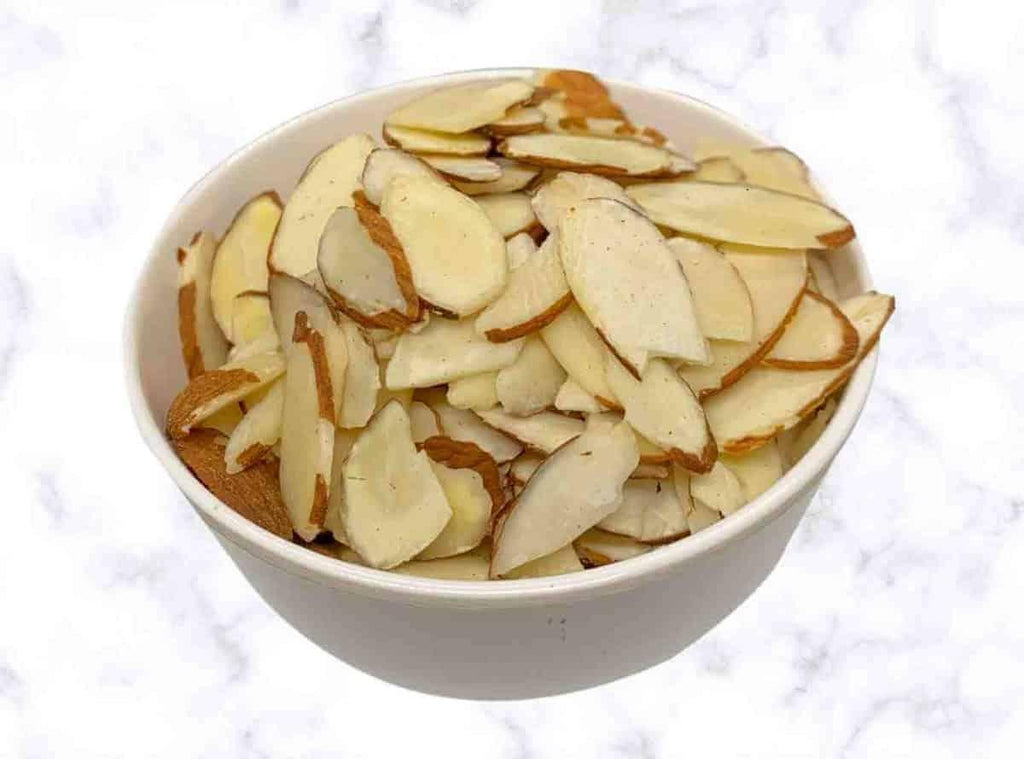 Almonds sliced | Almond Flakes | Sliced Almonds - AlphonsoMango.in