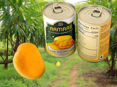 Alphonso Mango Pulp Tin: Pure, Premium, & Delicious - AlphonsoMango.in